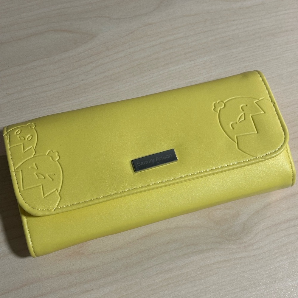 Yellow chicken pattern makeup brush set with 9 br… - image 1